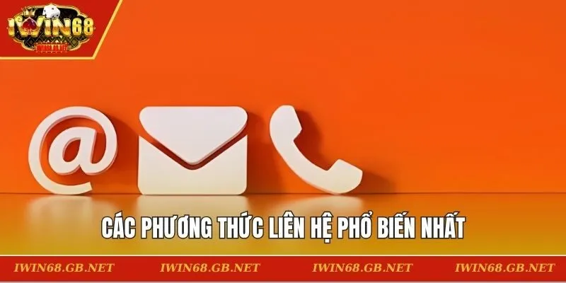 Các phương thức liên hệ phổ biến nhất