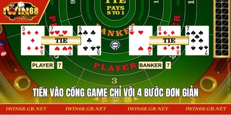 Tiến vào cổng game chỉ với 4 bước đơn giản